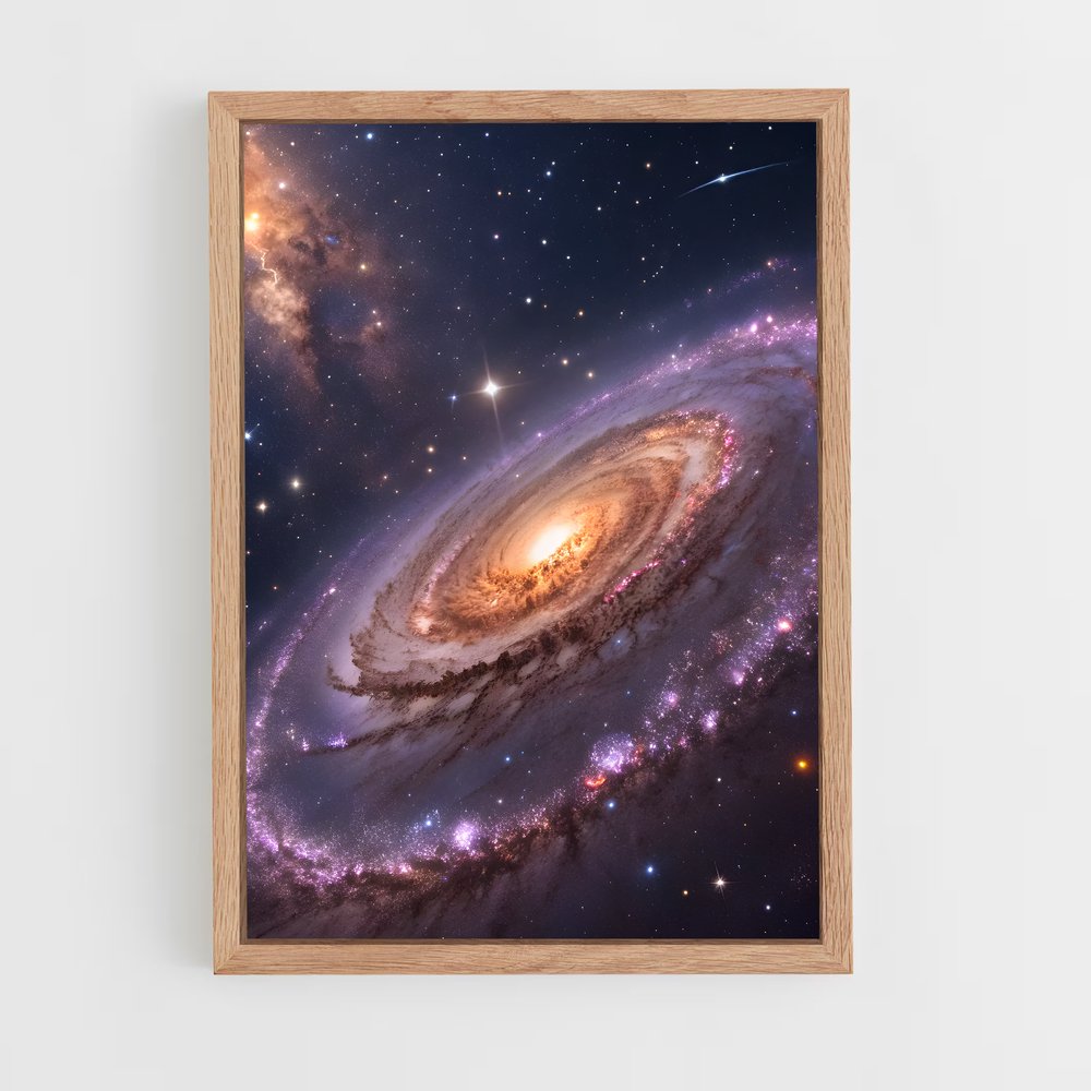 Poster splendide galaxie Tourbillon (vue 4)